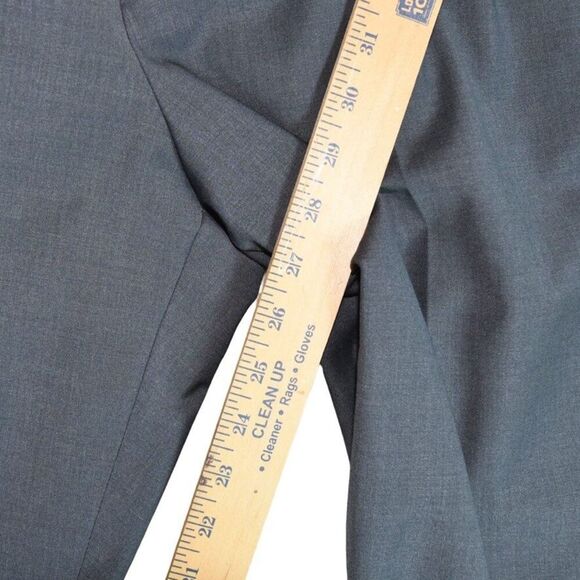Express Photographer Wool Blend Dress Pants 32x30 Grey Slim Fit Tapered Trousers - Picture 7 of 8